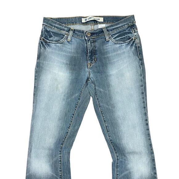 Vintage Y2K Grunge Low Rise Long and Lean Distressed Faded Jeans - Picture 2 of 8